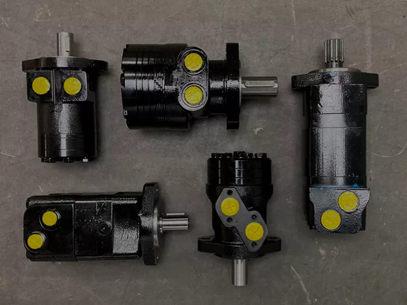 Complete line of hydraulic pumps, motors and spare parts for hydraulic equipments